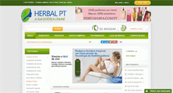 Desktop Screenshot of herbal-pt.com